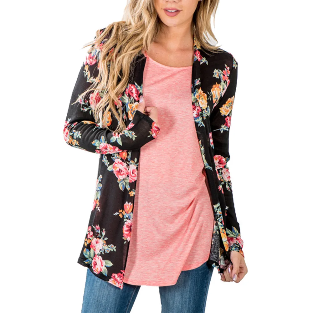 

Shirt Tops Women Blouses Feitong Women Boho Print Floral Loose Shawl Kimono Cardigan Top Cover up Blouse blusas mujer de moda &A