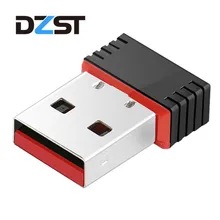 DZLST WiFi беспроводной адаптер Сетевая LAN Карта с антенной 802.11n/g/b 150 Мбит/с для Windows XP высокоскоростной мини USB 2,0 WiFi адаптер