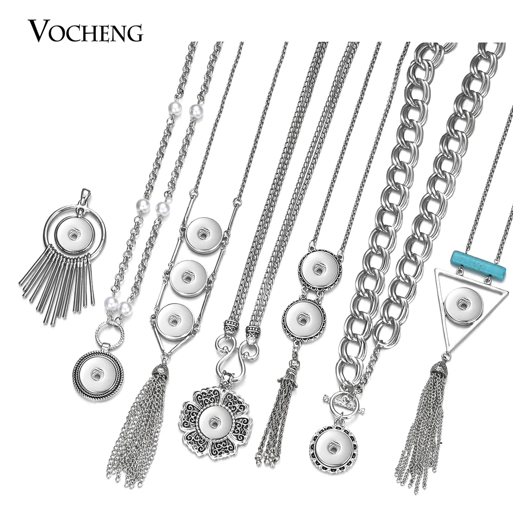 Vocheng Ginger Snap Charms ожерелье для 18 мм кнопки взаимозаменяемые ювелирные изделия 26
