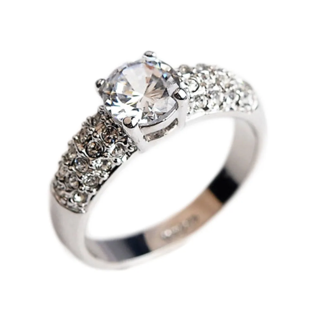 New Arrival Wedding Rings For Women Elegant Korean Version Rings Filled