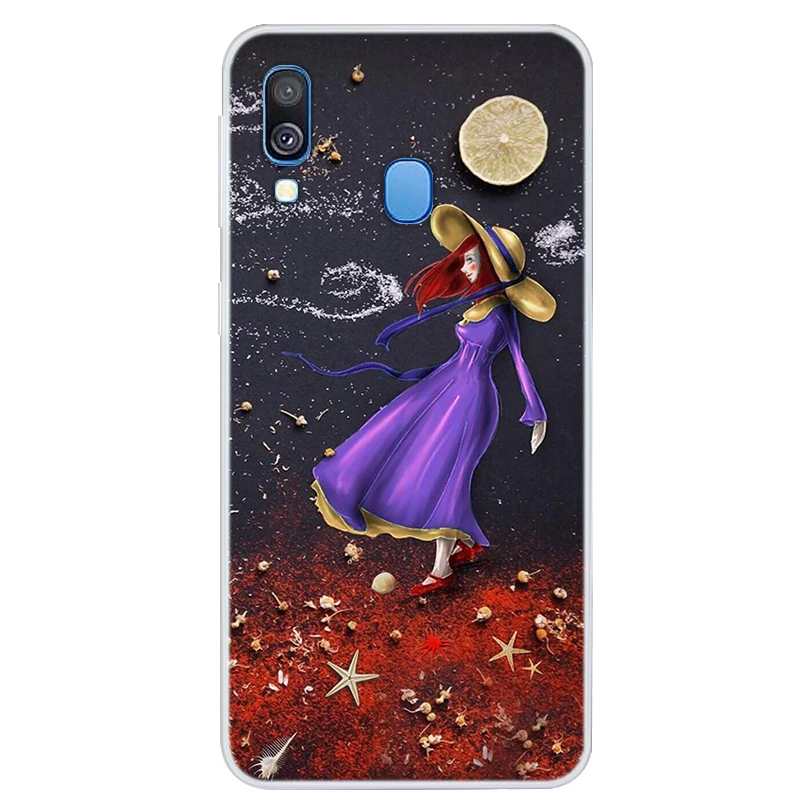 284170-三星A40 欢乐小镇软壳-沙画帽子