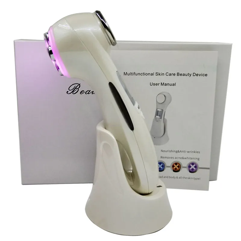 Two Probe Galvanic Ion Ultrasonic RF EMS Photon Vibration Anti Aging