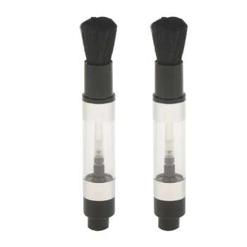 

2pcs Portable Makeup Tube Cosmetic Bottle Kabuki Brush for Makeup Powder, Mineral Powder