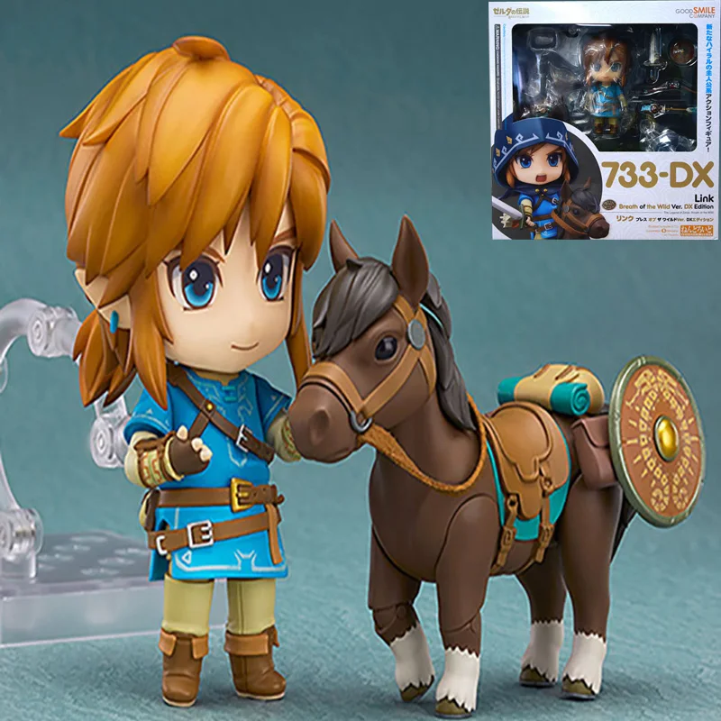 HEYZO 14 см легенда о Зельде 733-DX Nendoroid ссылка изображение Zelda Дыхание диких ПВХ Фигурки Аниме игрушечные для детей