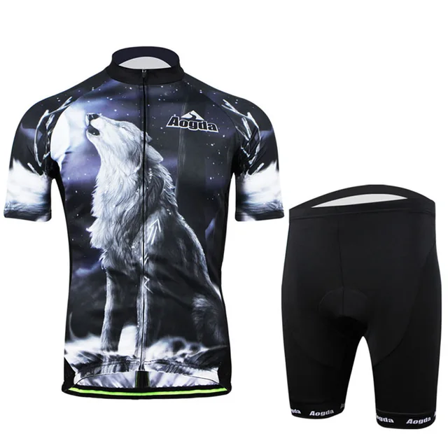 wolf cycling jersey