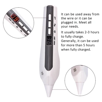 Plasma Pen Facial care/9 Gear Laser For Tattoo Removal Machine Warts Mole Spots Granulation Removal Skin Care Beauty Device 2