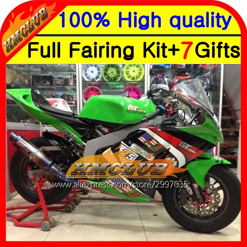 

Body For HONDA NSF100 06-10 Green black NSF 100 06 07 08 09 10 9HM37 NSF-100 2006 2007 2008 2009 2010 Green blk Race Fairing