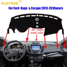 Автомобильный коврик на приборную панель тире коврики Защита от солнца коврик для Ford Kuga/Побег 2013 защита от пыли