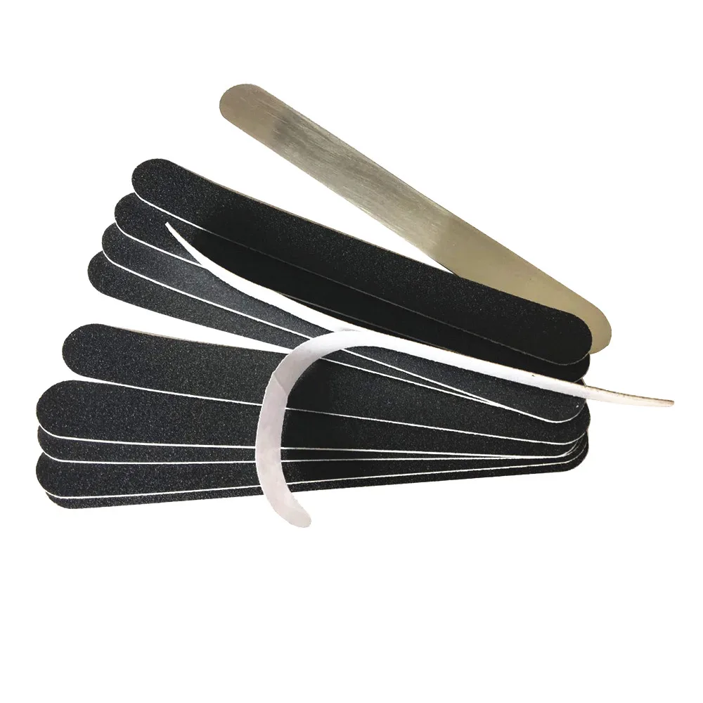 1 шт металлические скрепки с 1 набор(10 шт) Сменные подушечки для ногтей профессиональные пилочки съемные подушечки