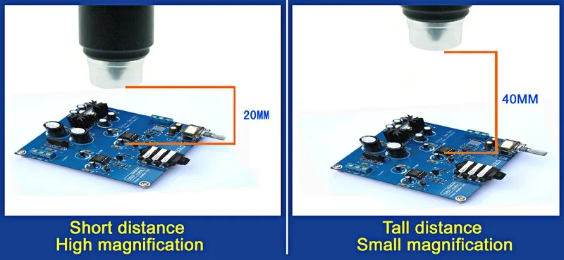 1-600x 3.6MP USB Digital Electronic Microscope Portable 8 LED VGA Microscopio With 4.3