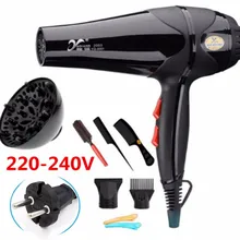 3000 Вт 220 В фен голубой свет анион керамическая, ионизирующая быстрая укладка фен AC мотор салон и Домашнее использование фен