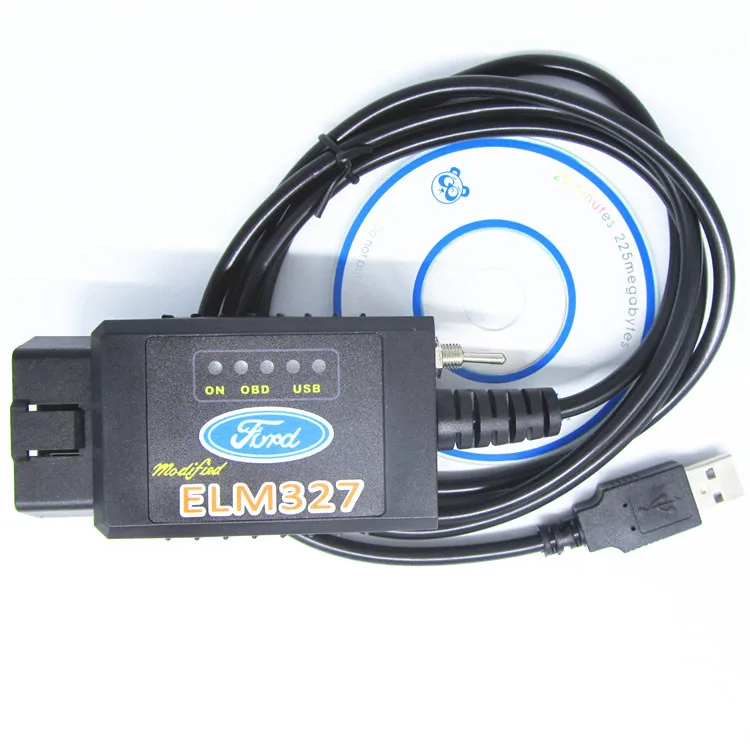 FTDI чип ELM327 USB переключатель для Ford диагностический кабель