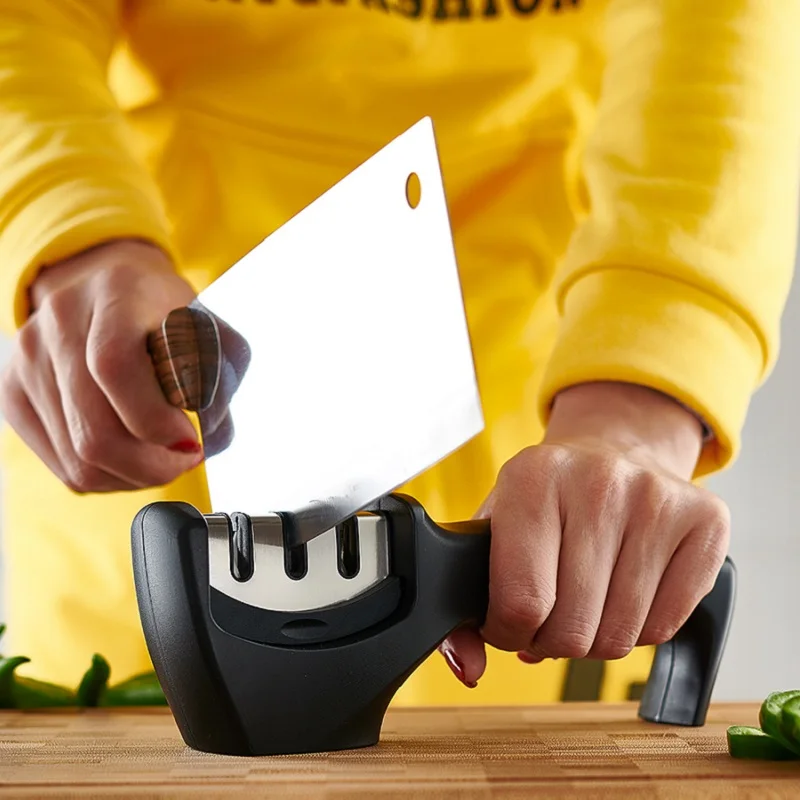 1Pcs Double Sided Manual Knife Sharpener Fast Household Utensils