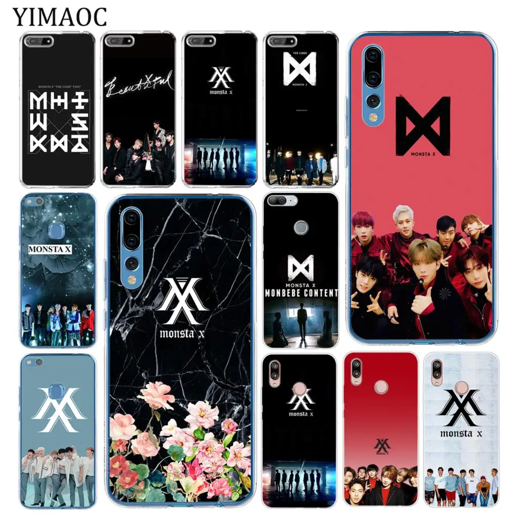 Мягкий силиконовый чехол YIMAOC MONSTAX Monsta X kpop из ТПУ для Huawei P30 P20 Pro P10 P9 P8 Lite 2016 2017 P smart Z
