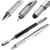 1pcs 7 color novel Multifunctional Screwdriver Ballpoint Pen Touch Screen Metal Gift Tool School office supplie stationery pen