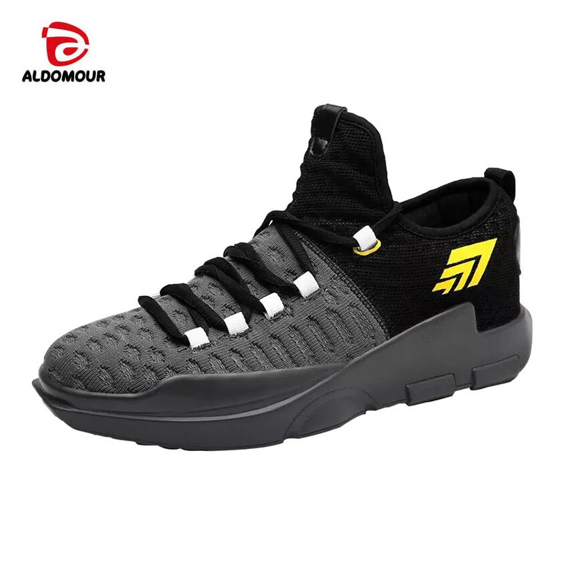 Aldomour Zapatillas de baloncesto hombres sneakers tamaño 39-45 Basket Homme zapatos de baloncesto chaussures de basket Homme b7019