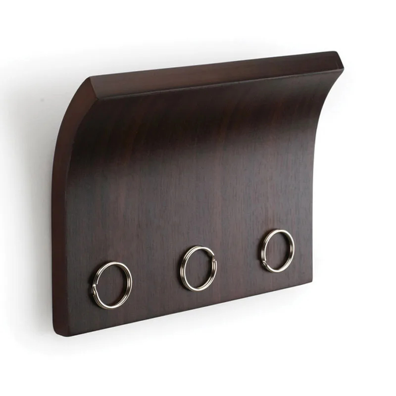 Деревянный магнит Многофункциональный стеллаж для хранения Ключ Рамка деревянное устройство для хранения стены журнал брелок прочный магнитный крюк присоска