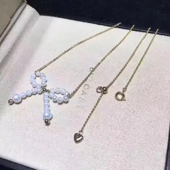 

free shipping new style baroque south sea white pearl necklace 14k