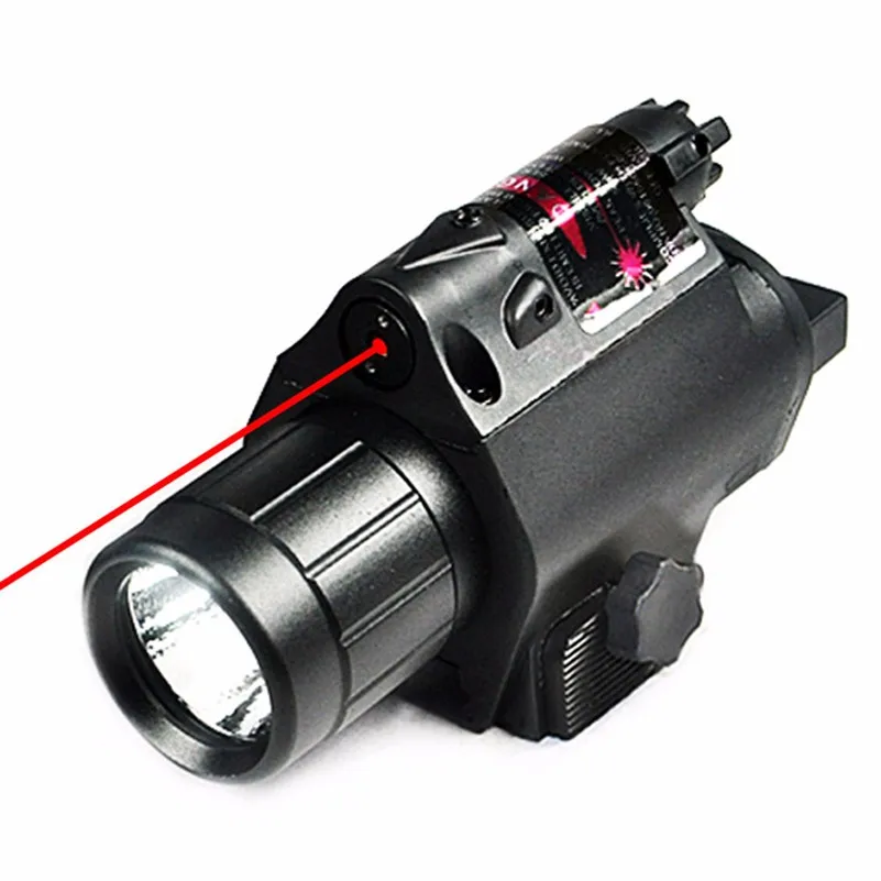 Vista e Led Montagem em Trilho para Glock Rifle de Caça Lanterna com 20mm Combinação Verde Vermelho Laser Picatinny 17 19 22 - 20 High Quality Esporte e Lazer