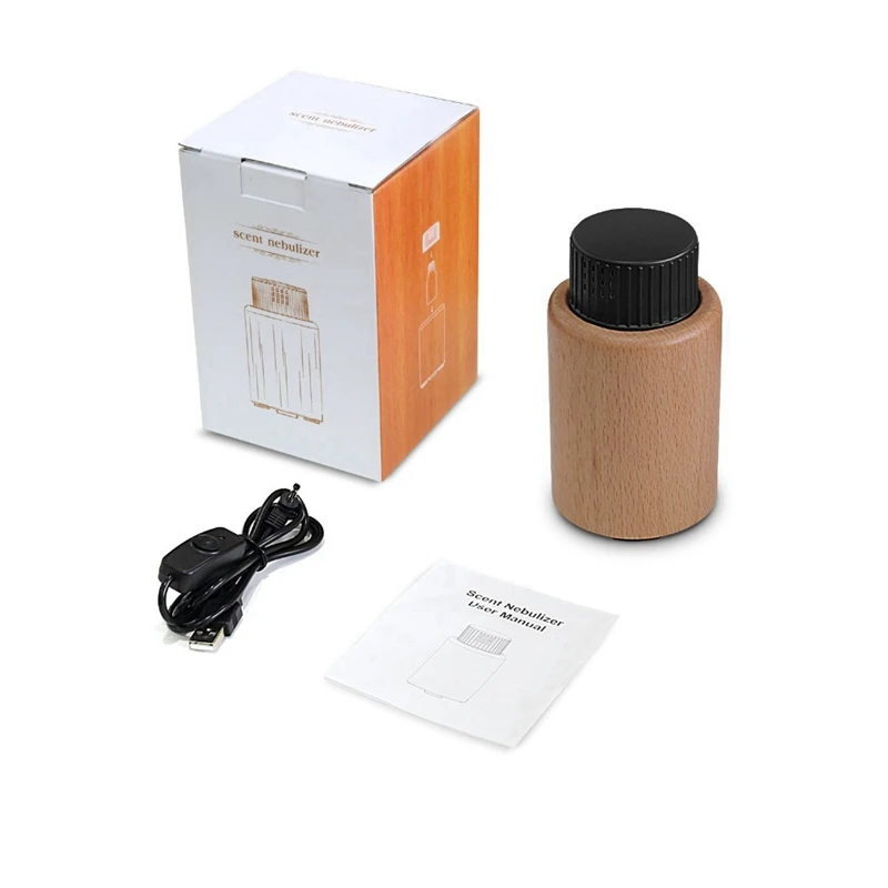 Beste Waterloze Mini Aromatherapie Etherische Olie Diffuser Difusor Aromaterapia Aroma Olie Vernevelen Diffuseur Usb Licht Hout Voor Home