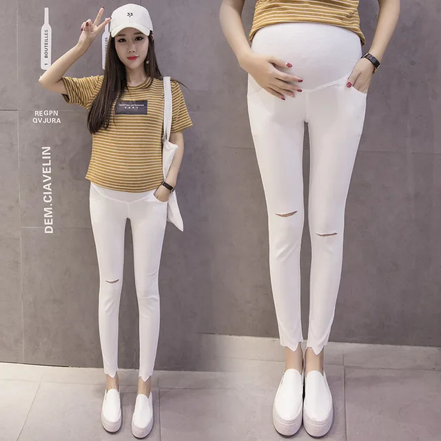 Skinny Maternity Pants For Pregnant Women Clothes Nursing Pregnancy ...