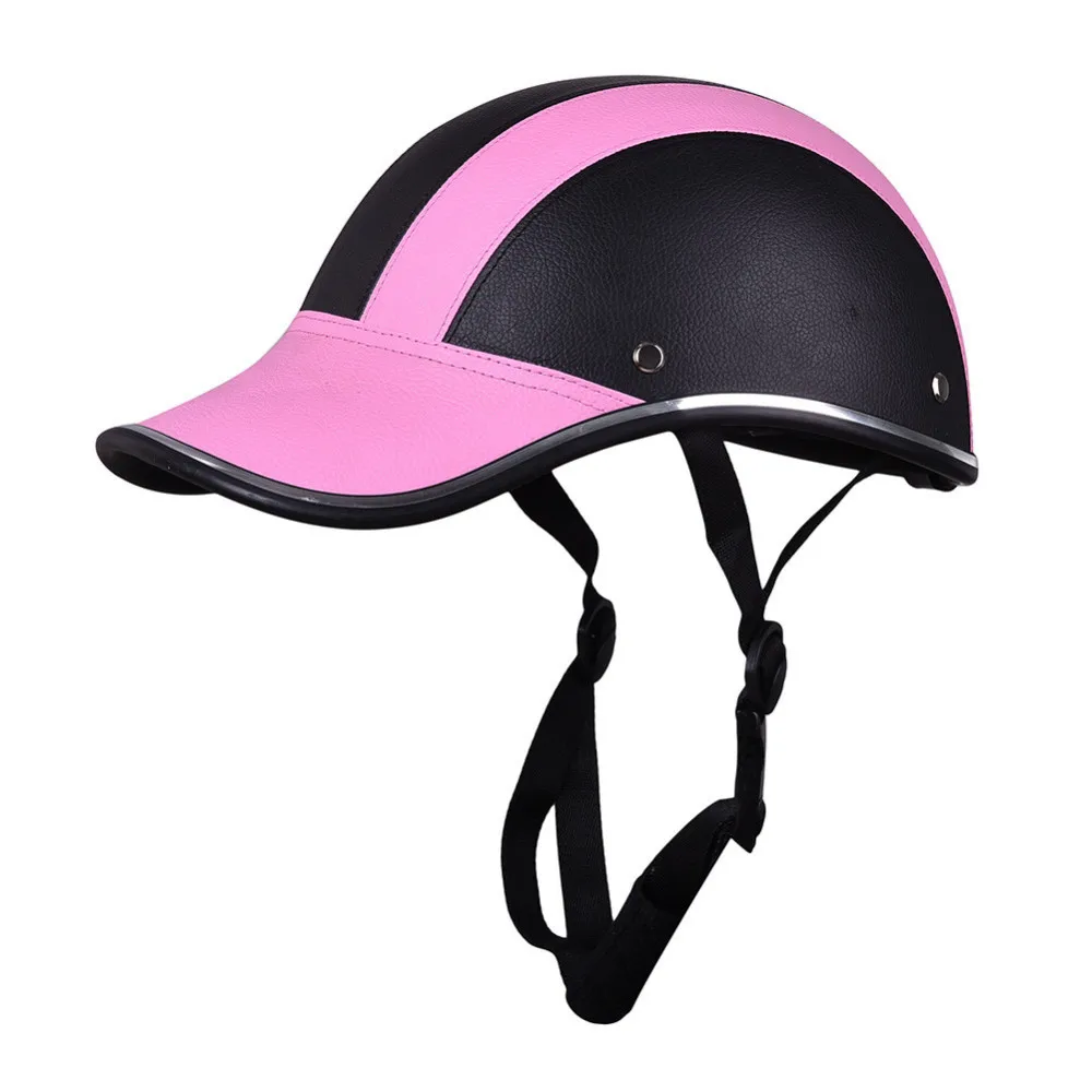 Мотоциклетный защитный шлем 55-60 см бейсбольная кепка стиль велосипед скутер шлем безопасности Половина открытый лицо твердая шляпа 6 цветов украшения