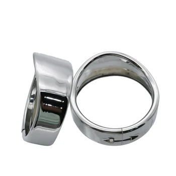 

4.5" 4 1/2 Motorcycle Fog Passing Lamp Visor Style Trim Ring for 1994-2013 Road King 1983-2013 Touring Bikes