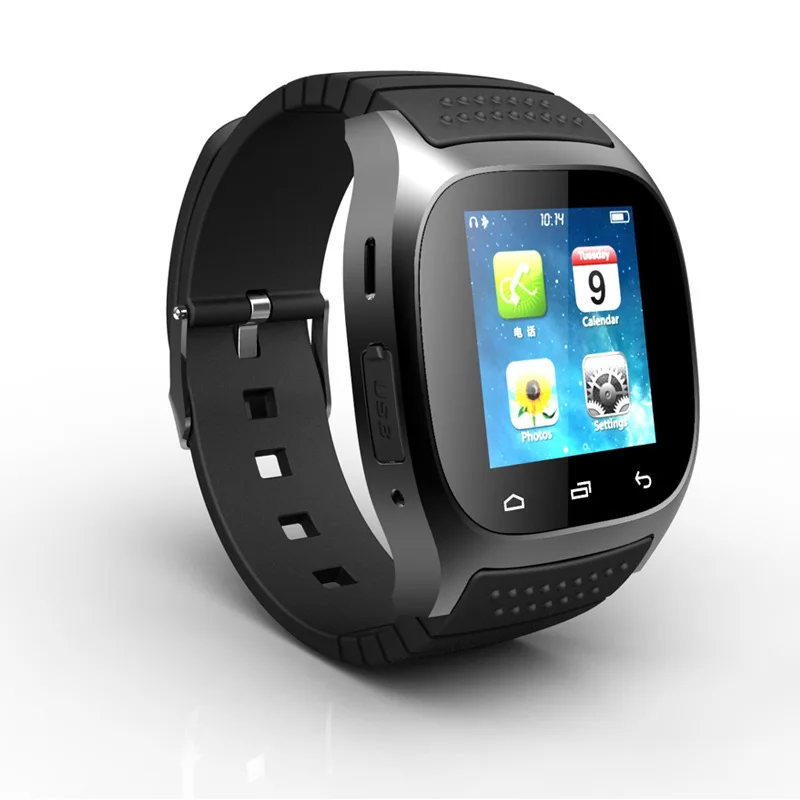 DHL Free ship 10Pcs Men Women Smart watch M26 For Android Phones Sport Tracker Monitor Wristwatch