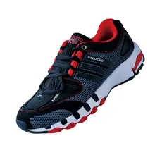 DELOCRD Мужская Ретро Спортивная обувь носимые кроссовки черный+ красный