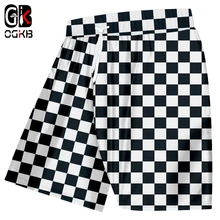 OGKB, летние пляжные шорты, новинка, Harajuku, мужские, крутые, с принтом, черные, белые, 3D, мердума, шорты для мужчин, бодибилдинг, фитнес, повседневные шорты