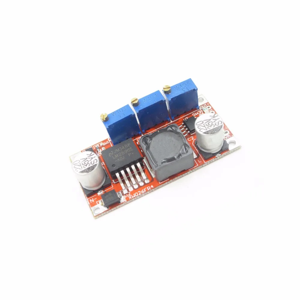 1PCS LM2596 DC-DC Step-down Adjustable CC/CV Power Supply Module LED driver преобразователь no dc dc 10 4 35v 1 25 25 2a cc cv