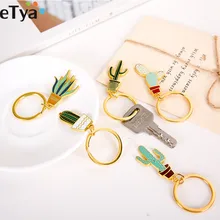 ETya 1 шт. Женская девочка мультфильм Декоративный металл держатель для ключей Органайзер с брелком для женщин мужчин