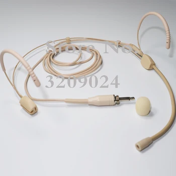 

Pro Headworn Condenser Headset Microphone For Karaoke Wireless Body-Pack Transmitter 3.5 mm Screw Locking Plug