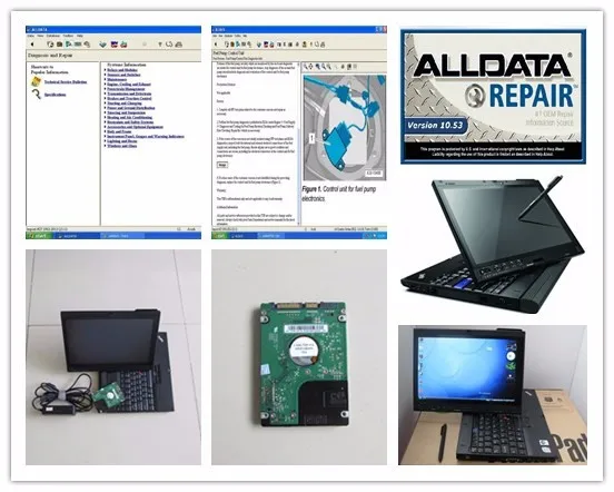 Все данные авто ремонт alldata 10,53 mitchell ondemand5 atsg 3в1 hdd 1 ТБ установлен в ноутбук x200t сенсорный экран компьютер pro