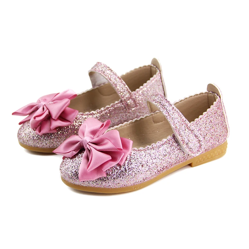 Elegant Girls Shoes Fashion Princess Flat Shoes For Kids Toddler Girl
