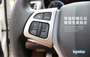 

Lapetus For Suzuki Sx4 S-cross 2014 2015 2016 ABS Front Steering Wheel Decoration Stickers Cover Trim 2 Piece / Set