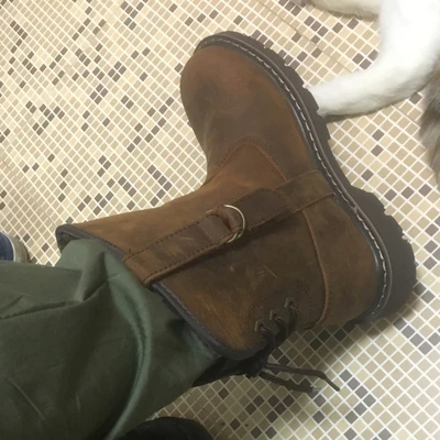 Fashion Cowboy British Style Boots- Genuine Cow Leather c3