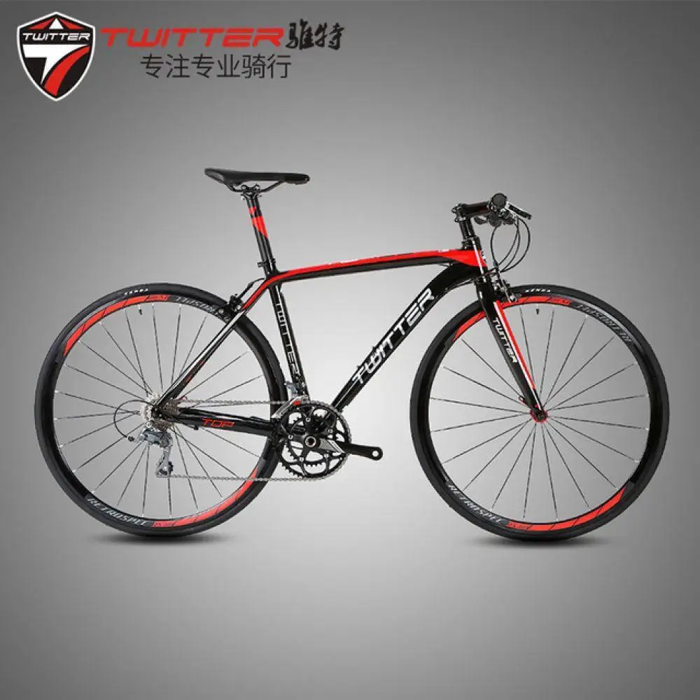 Cheap TWITTER TW736 Road Bike 700C Aluminium Alloy Frame Carbon Fiber Fork 2400-16 Speed Empire-22 Speed Aero Racing Bicycle 11 Cheap TWITTER TW736 Road Bike 700C Aluminium Alloy Frame Carbon Fiber Fork 2400-16 Speed Empire-22 Speed Aero Racing Bicycle 11