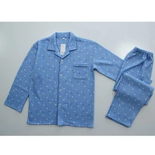 Высокое качество зимние мужские пижамы с длинным рукавом мужская пижама хлопок пижамы для мужчин пижамы костюм домашняя одежда