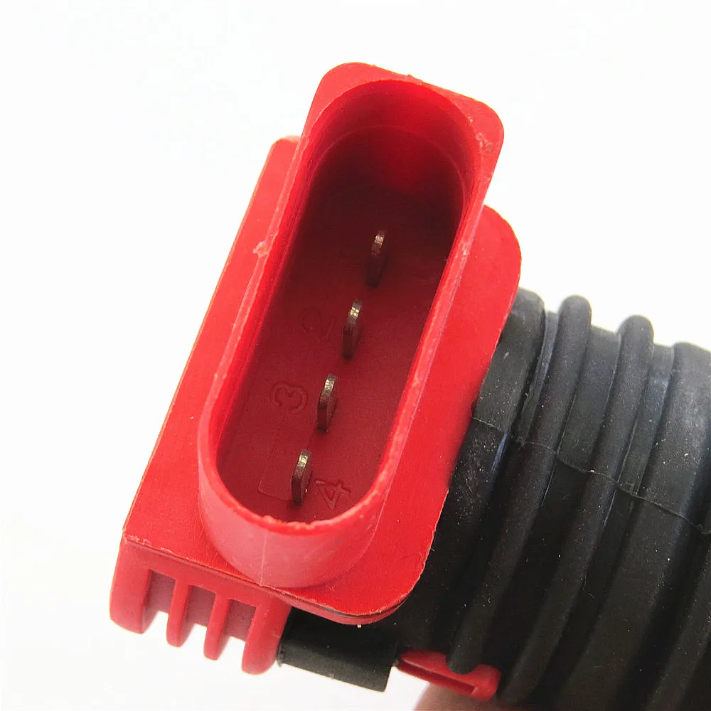 Sistema de encendido RWSYPL Qty4 boquilla de bobina de encendido de alta tensión 4 pines y Cable de conexión para A4 A8 A6 06C905115L 06C905115E
