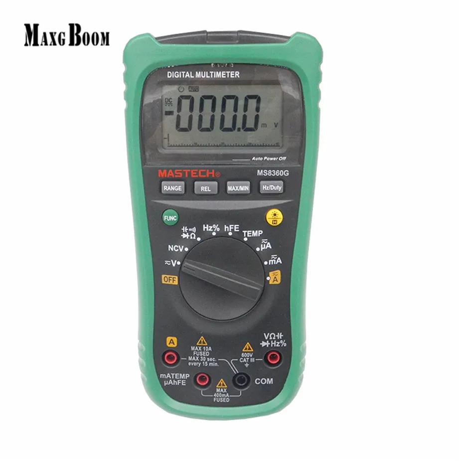 

New MASTECH MS8360G Auto Range Digital Multimeter ohm voltage current Capacitance Frequency Temperature Meter (upgrade MS8260G)