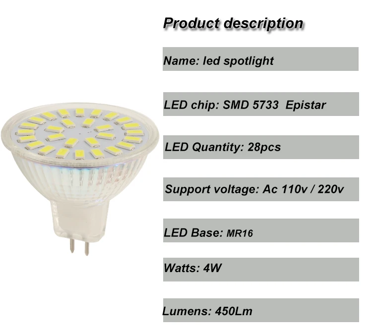 led spotlight MR16 9