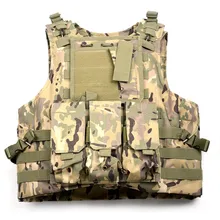 6 цветов 800D Оксфорд многоцветные страйкбол жилет для пейнтбола армии США униформа для охранников военный тактический жилет