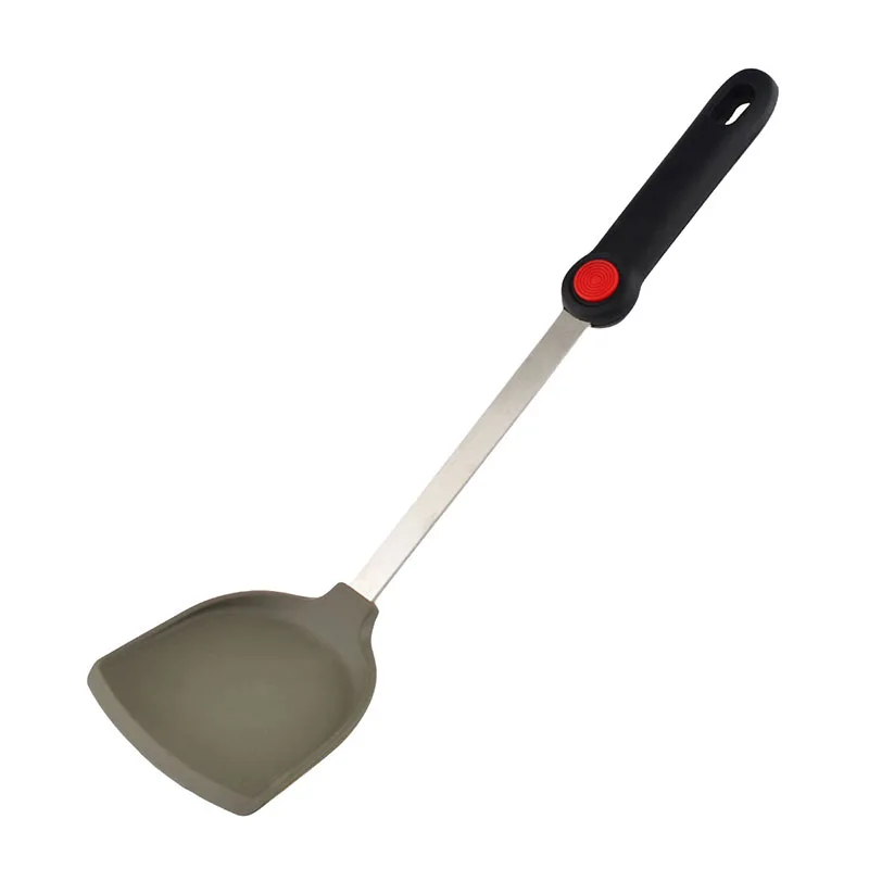 Пищевая силиконовая лопаточка практичная сковорода Тернер термостойкая сковорода Тернер ручка ПП Флиппер антипригарный инструмент для приготовления пищи