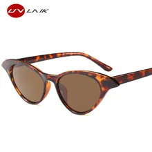 UVLAIK Cat Eye Sunglasses Women Vintage Brand Designer Cateyes Sun glasses Transparent Frame Clear Glasses uv400 Shades