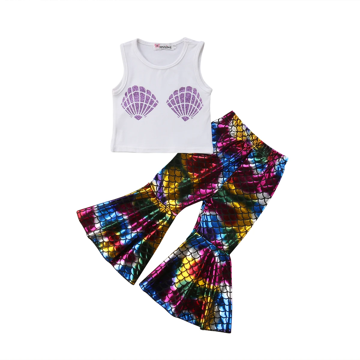 Toddler Girl Mermaid Sequins Dress - UK