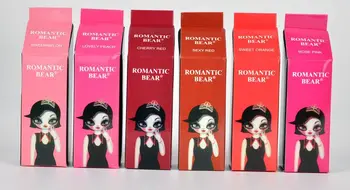 

ROMANTIC BEAR Lipgloss Waterproof Liquid Lipsticks with single Packing box Drop Shipping Lip Gloss Cosmetics