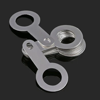 

M2.2-M8.2 Silver plated Copper Single Head Soldering Terminal Circular Weld Washer Welding Sheet Solding Lug Washers
