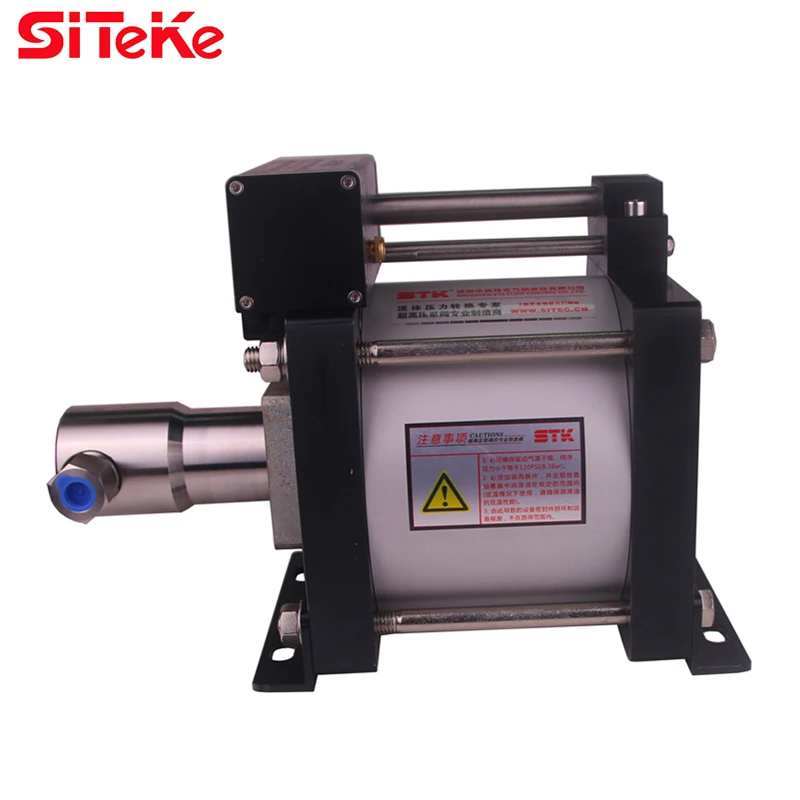 SITEKE AH100 Air Driven Liquid Pumps Max Output Pressure 830 Bar Gas liquid booster pump for oil