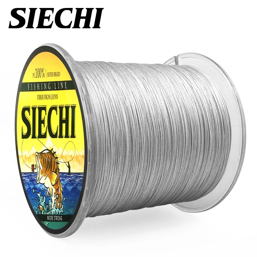 Рыболовная леска SIECHI 8 нитей 300 м 100% ПЭ для ловли карпа рыбалка плетеная 20 88 анг.